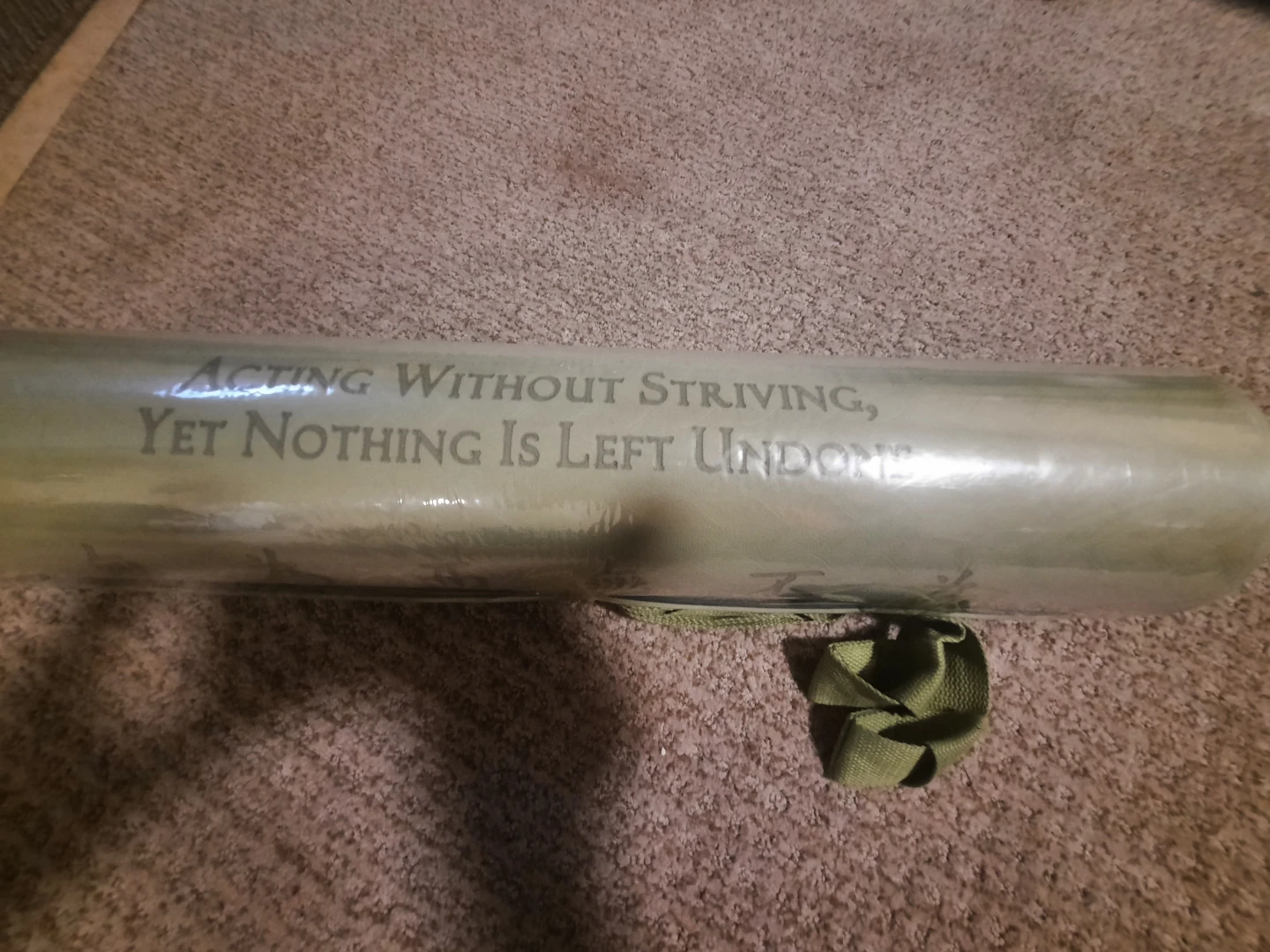 Yoga Mat with Motivational Quote - photo 2