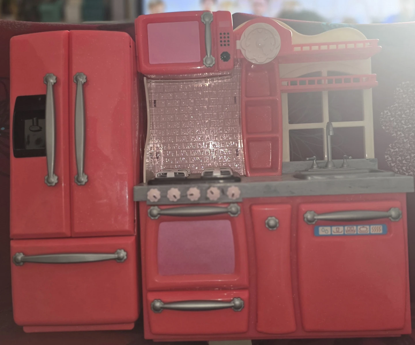 Our Generation Kitchen Set with Refrigerator, Stove, and Sink