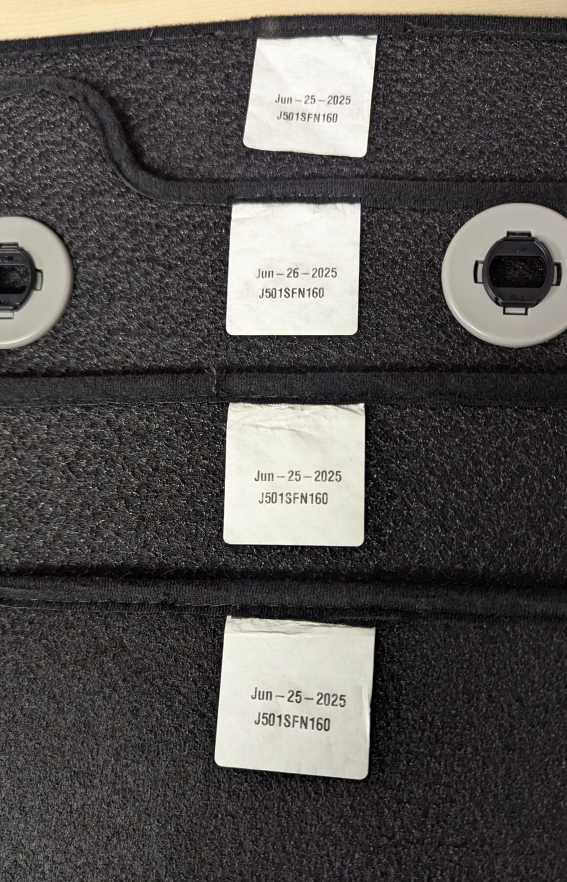 Subaru Hybrid Carpeted Floor Mats - part no J501SFN160 - photo 5