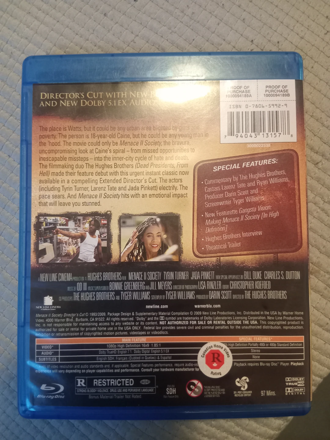 Menace II Society Directors Cut Blu-ray Disc - photo 4