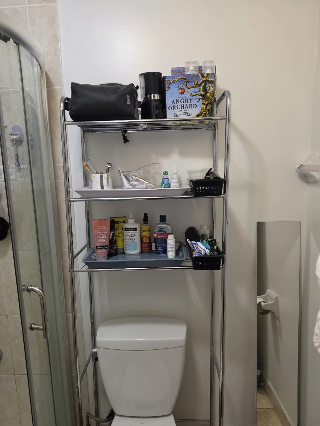 Over-the-Toilet Shelf Unit