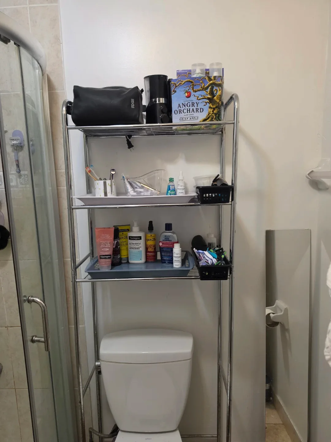 Over-the-Toilet Shelf Unit