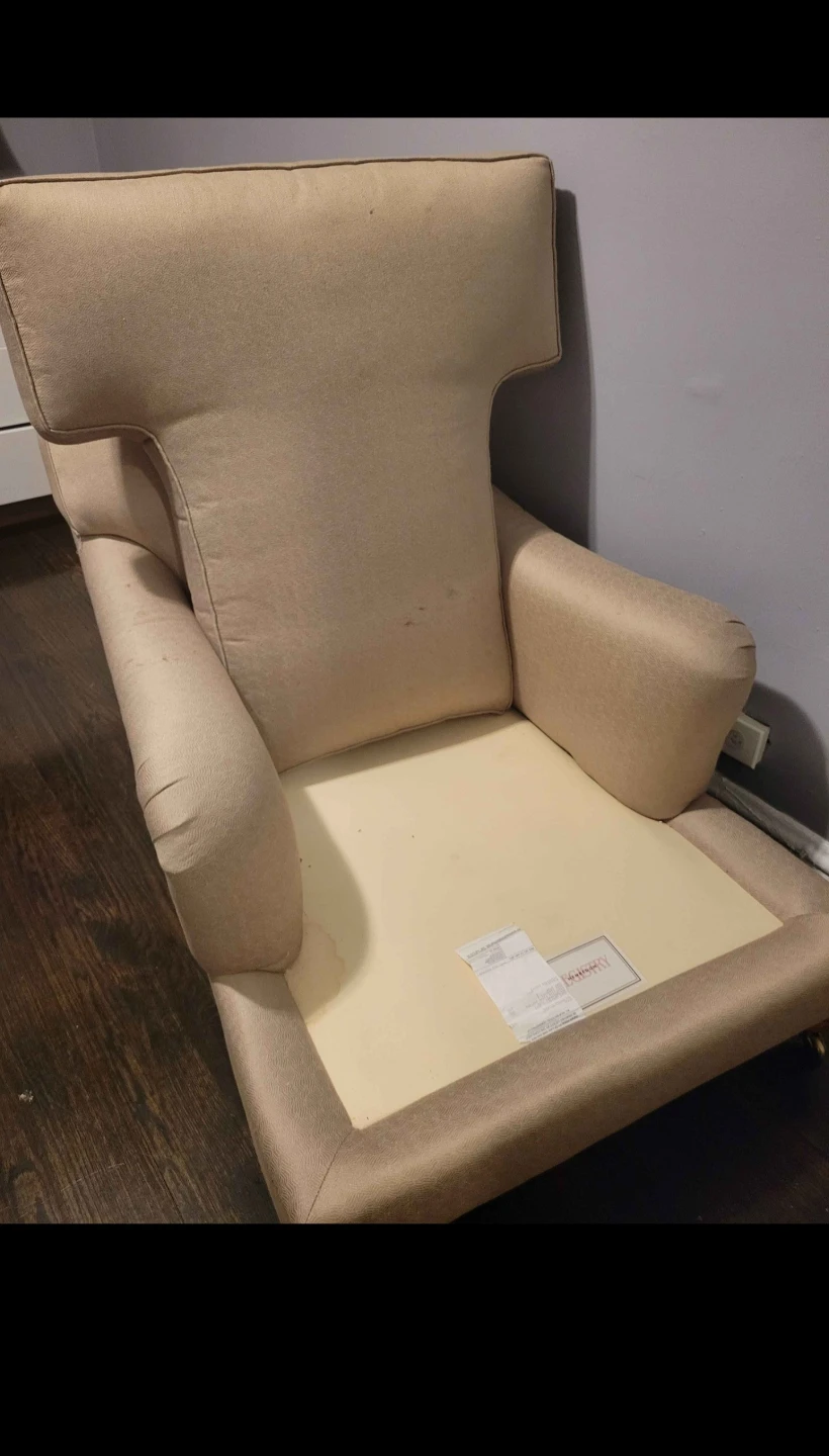 Beige Armchair Chaise Lounge - photo 5