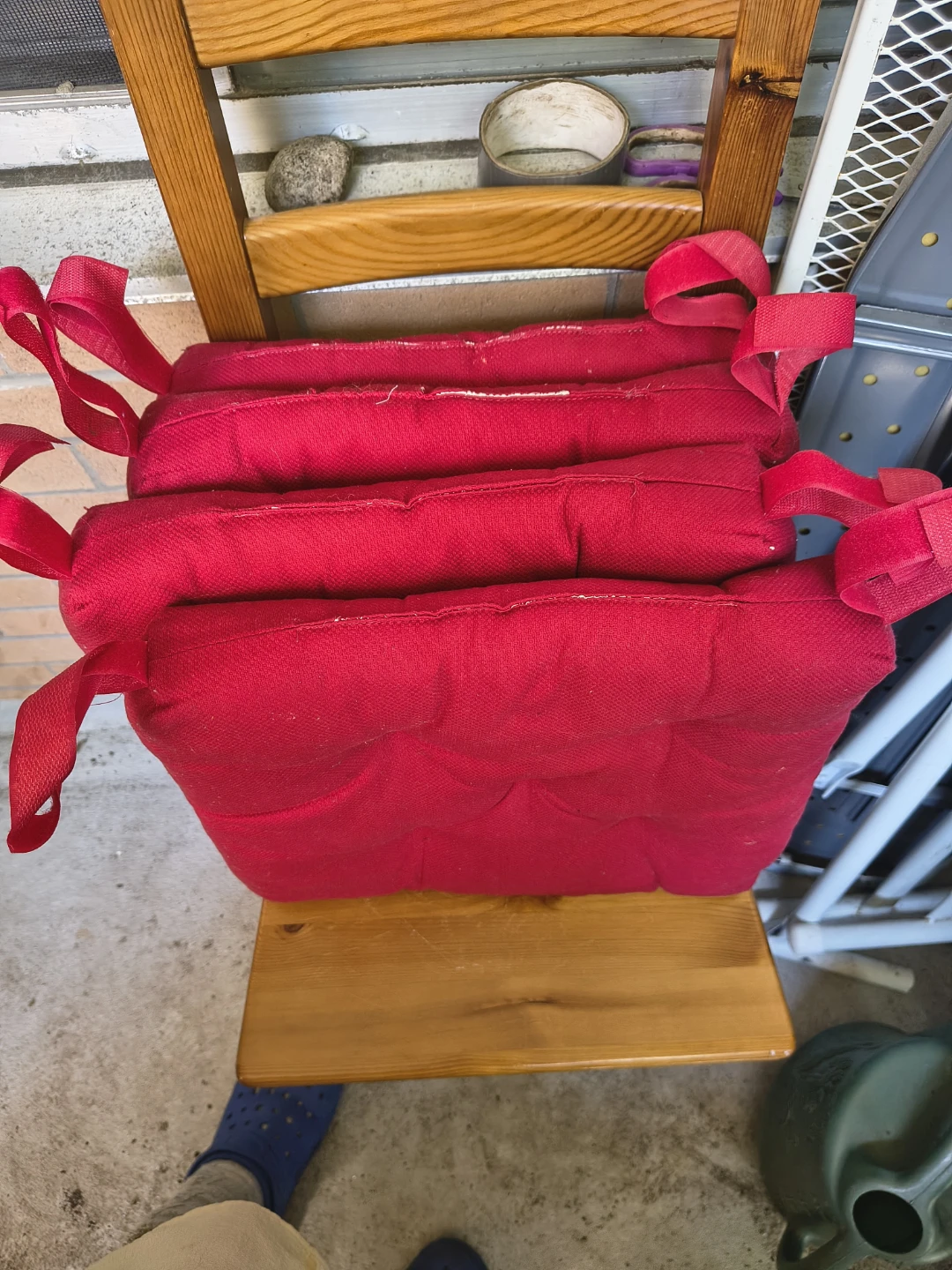 4 Chair cushions