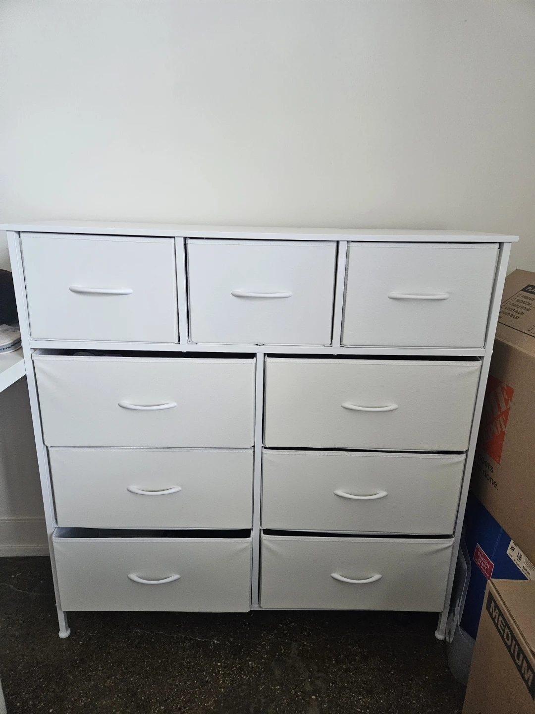 9-Drawer Fabric Dresser