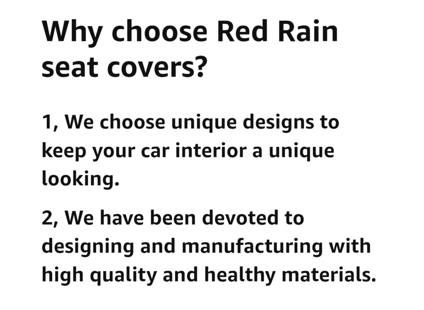 Red rain  Blue Diamond Quilted Car Seat Covers - photo 5