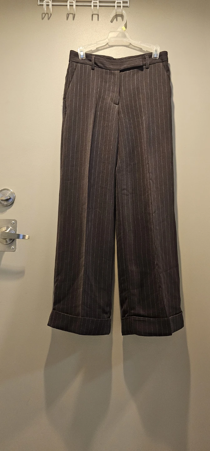 Studio Point Petite Pinstripe Pants Size 2 - photo 2