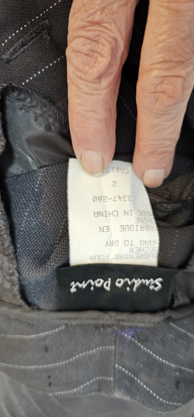 Studio Point Petite Pinstripe Pants Size 2 - photo 5