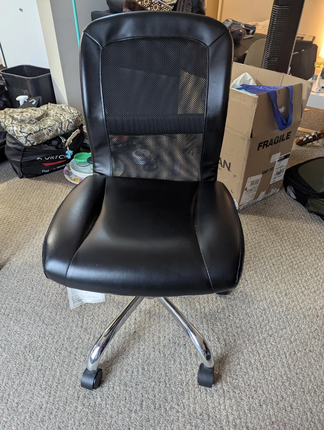 Black Office Chair- Together/Single - photo 2