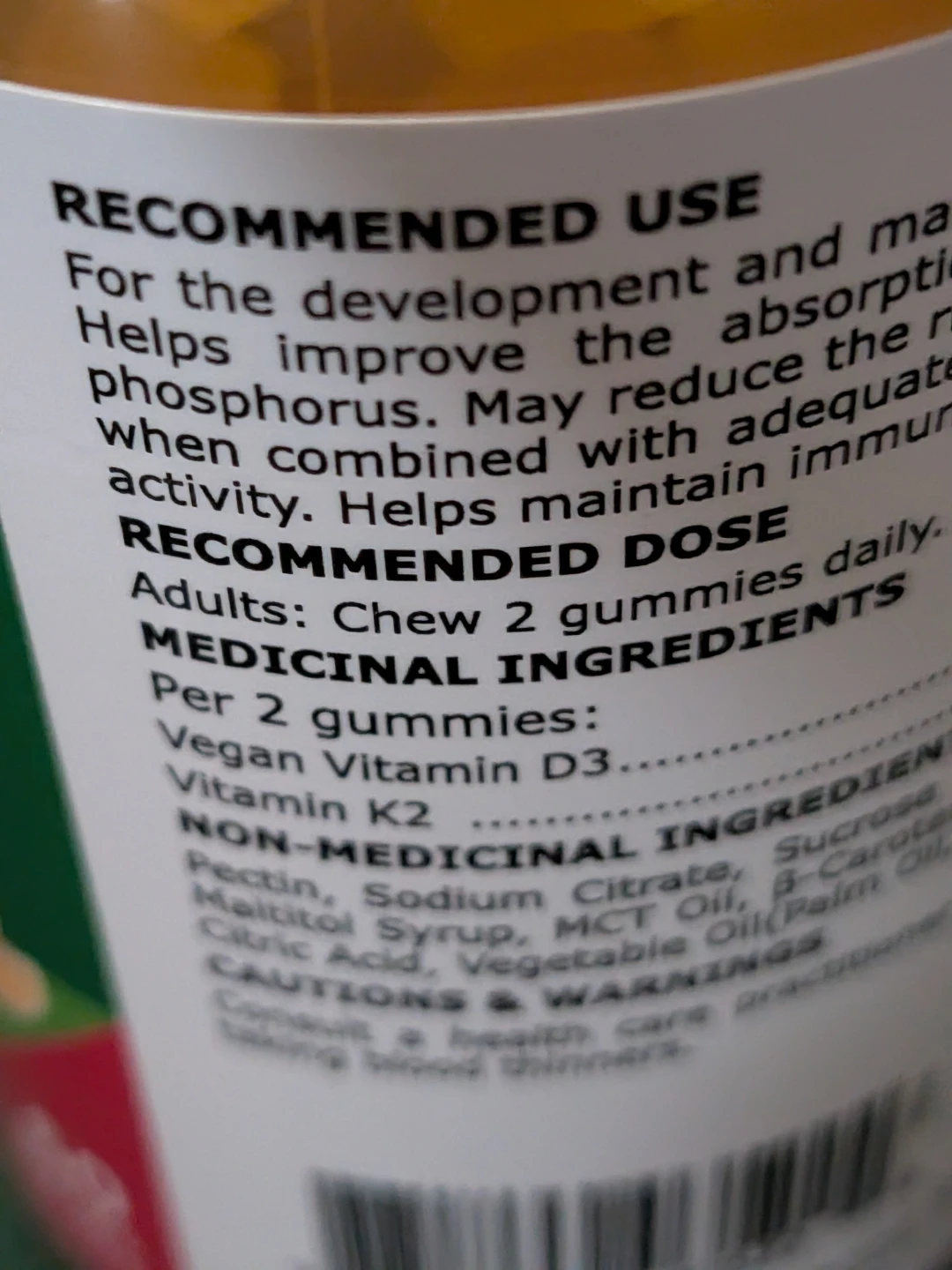 Option+ D3+K2 Lemon Flavour Gummies - photo 4