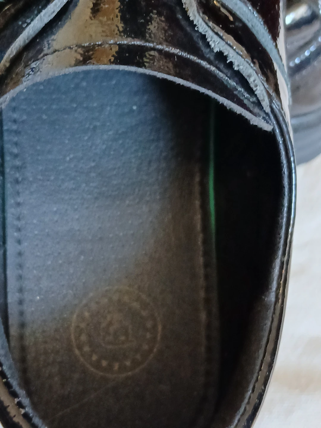 Taranis Black Patent Shoes Size 38 - photo 2