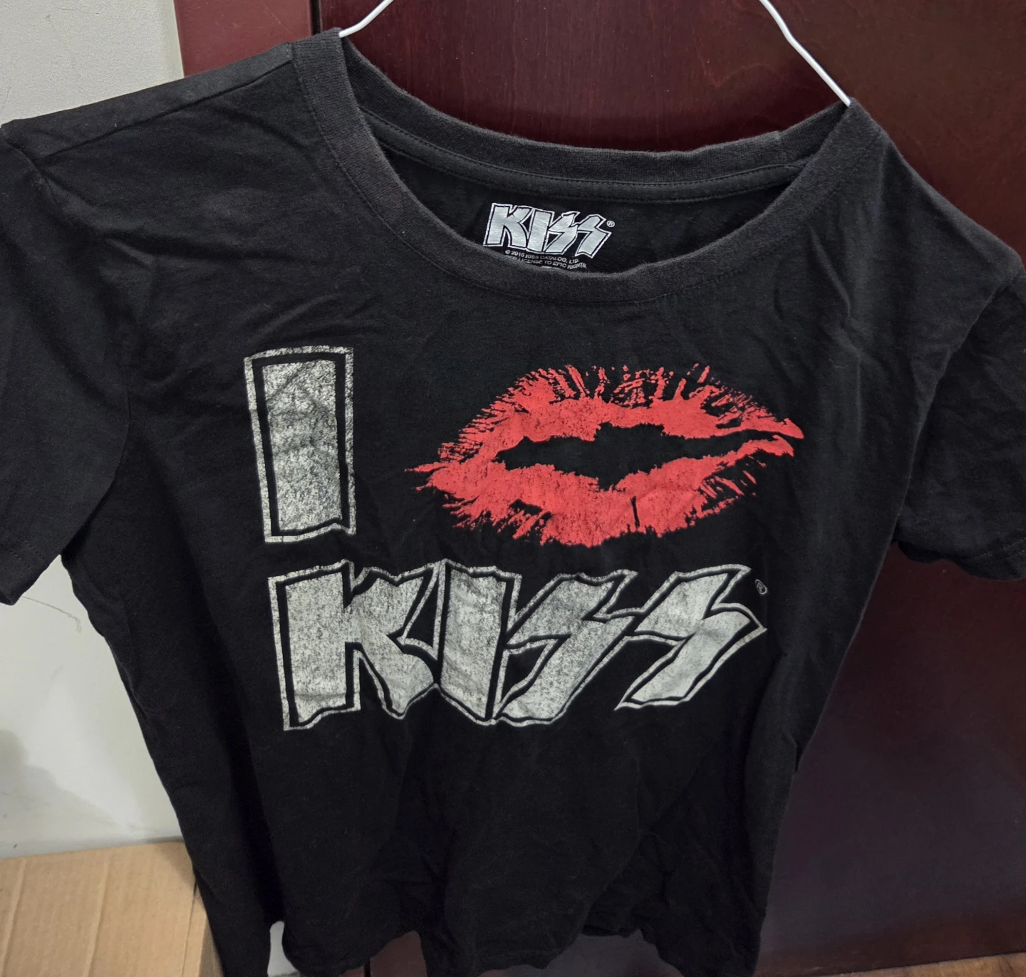 #🤎🥕FREE KISS "I Love KISS" T-Shirt XL/TG