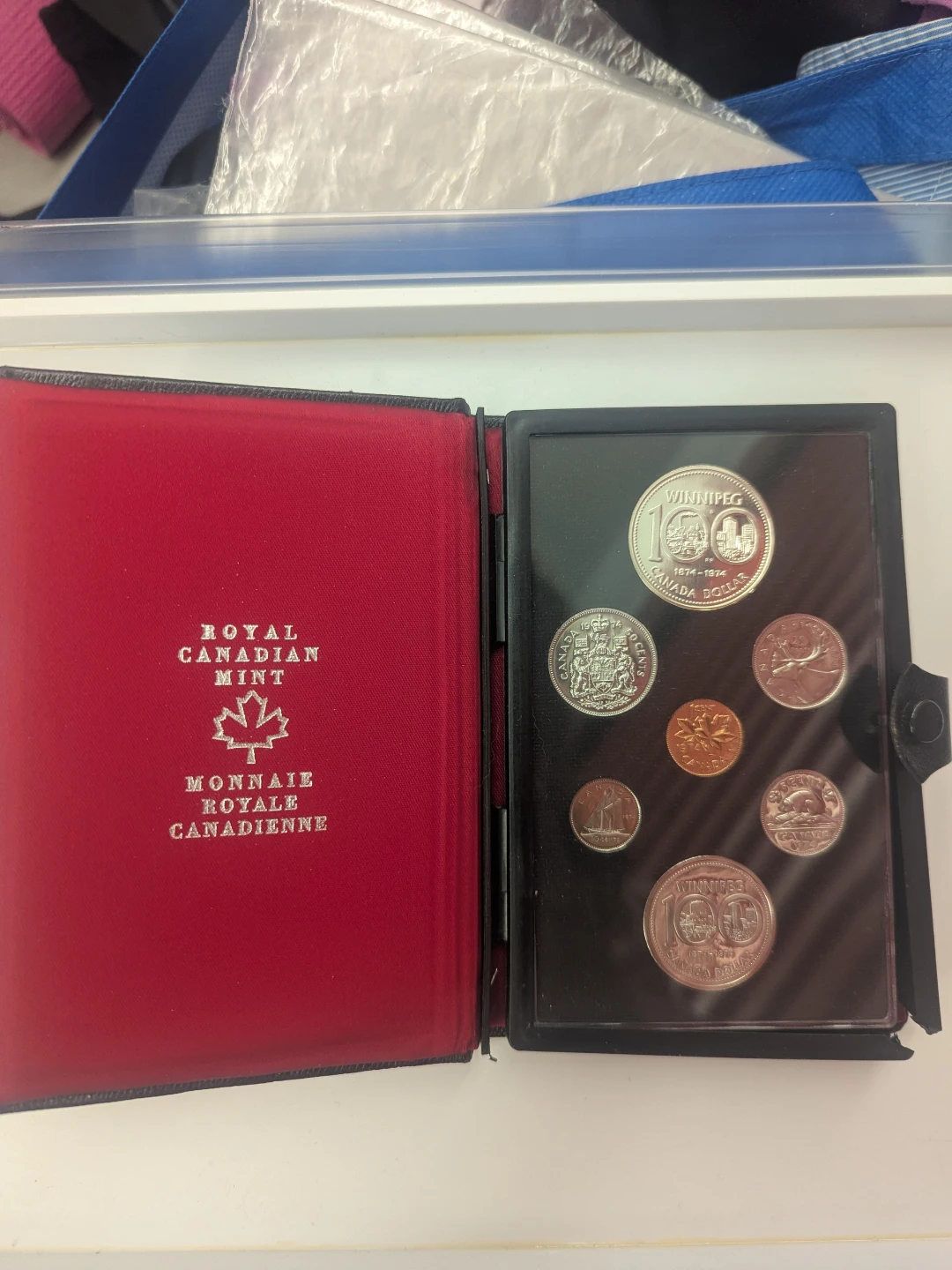 1974 100th Canadian anniversary coin set - photo 5