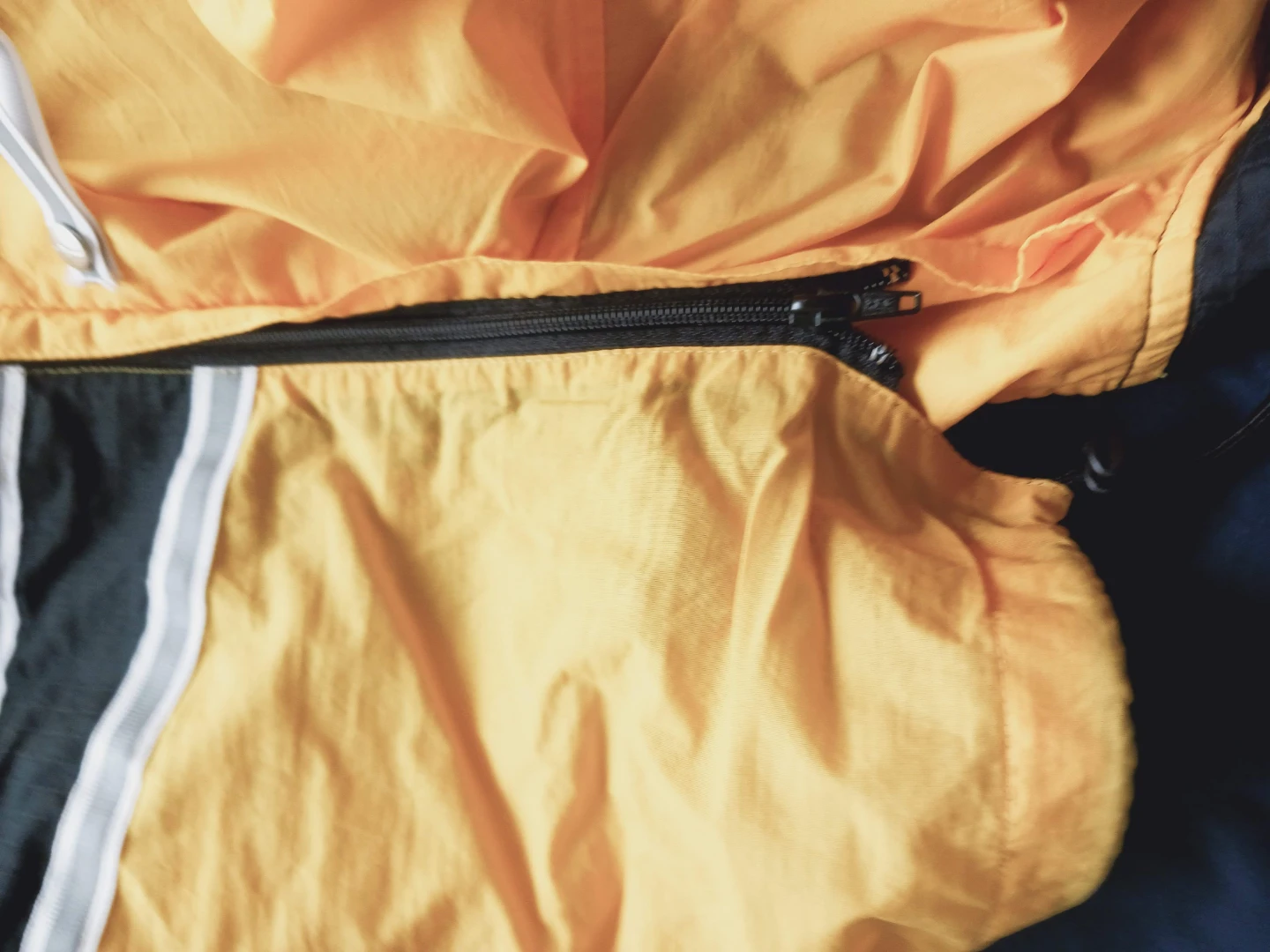 ⚽  Reebok Windbreaker Jacket Yellow Black - photo 3
