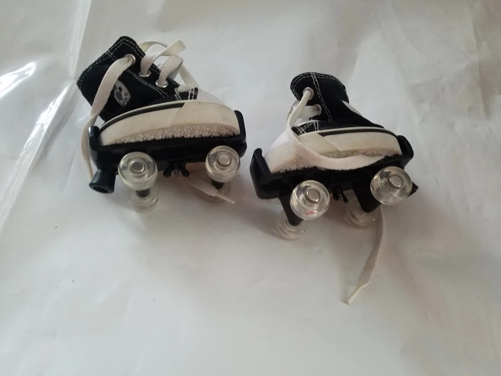 Build-A-Bear Black High-Top Roller Skates Shoes - photo 4