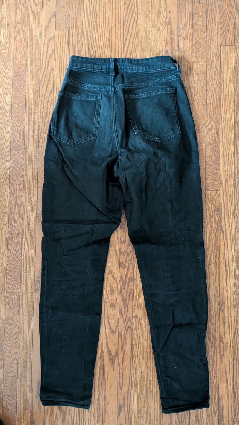 Old Navy Black Straight Leg Jeans Size 8 Tall - photo 3