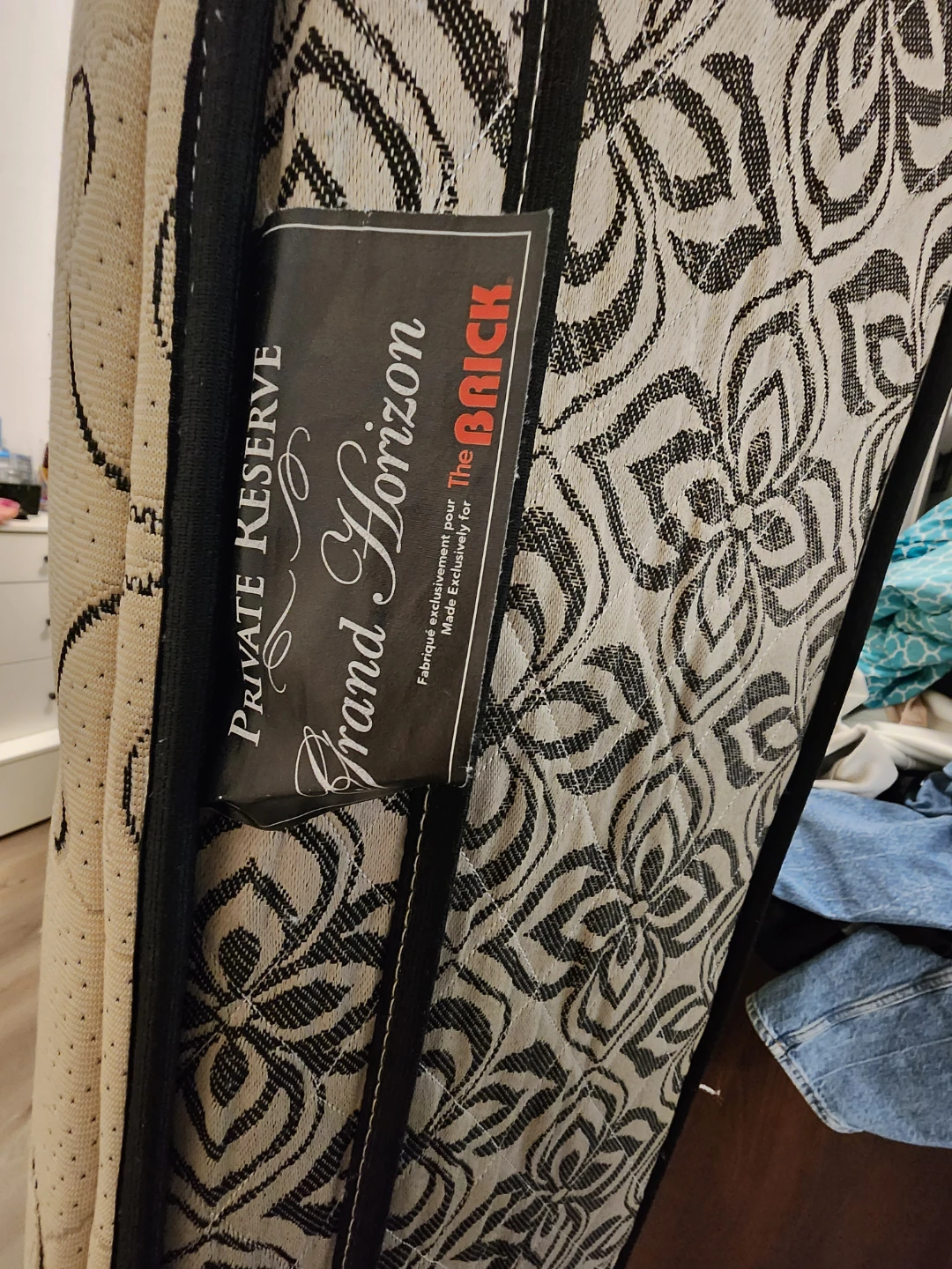 Queen Bed Frame with Boxspring and 10" Coil Mattress - photo 2