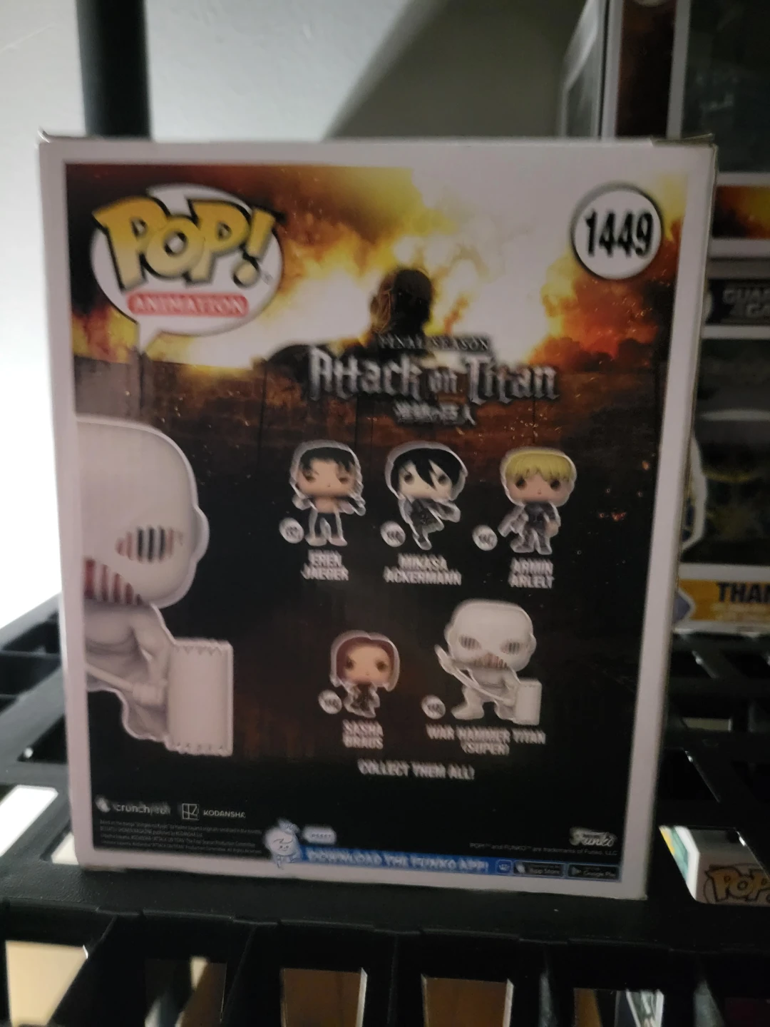 Funko Pop! Animation Attack on Titan War Hammer Titan #1449 - photo 3