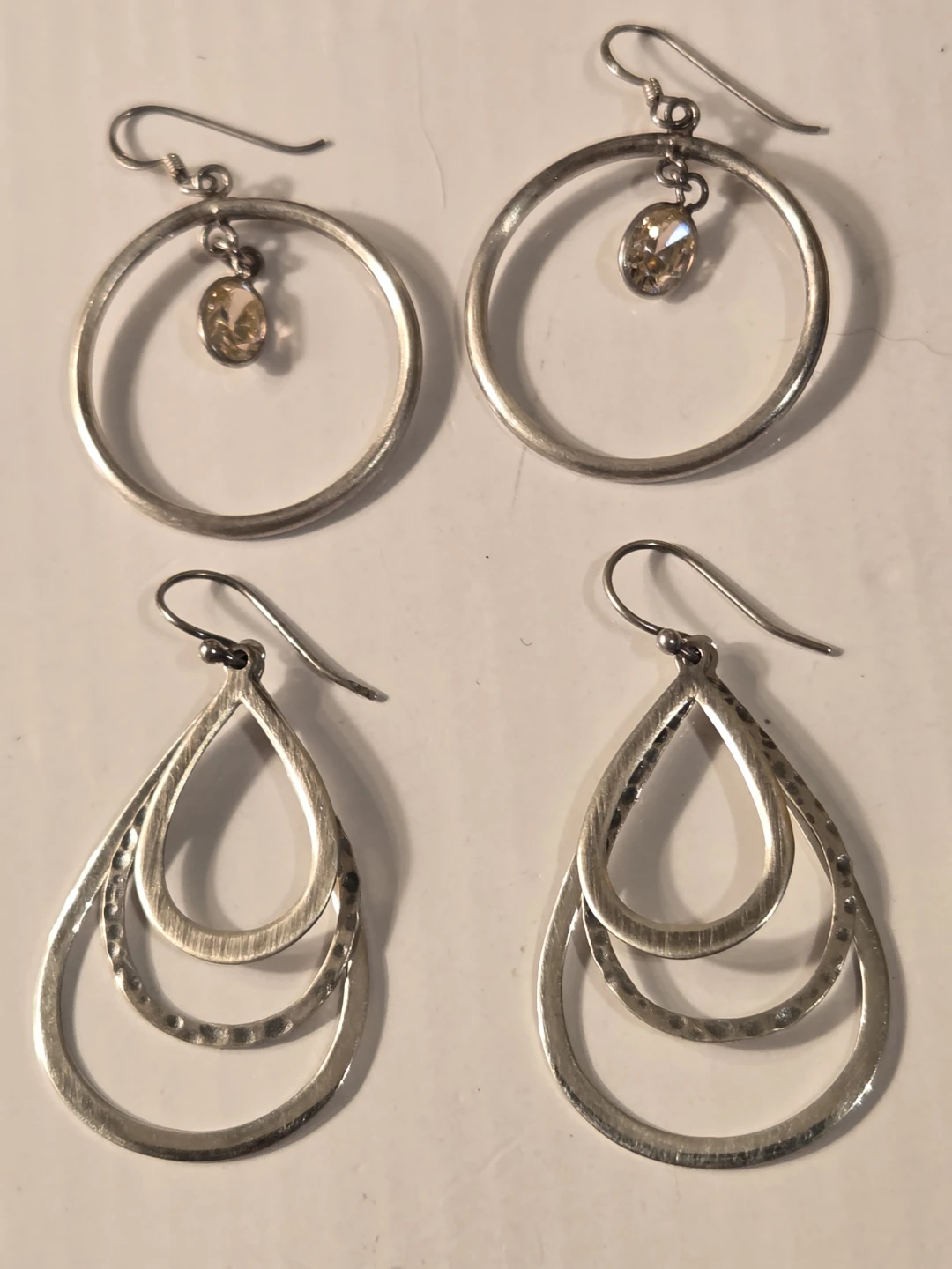 Silpada and other  925 Hoop and Teardrop Earrings - photo 2