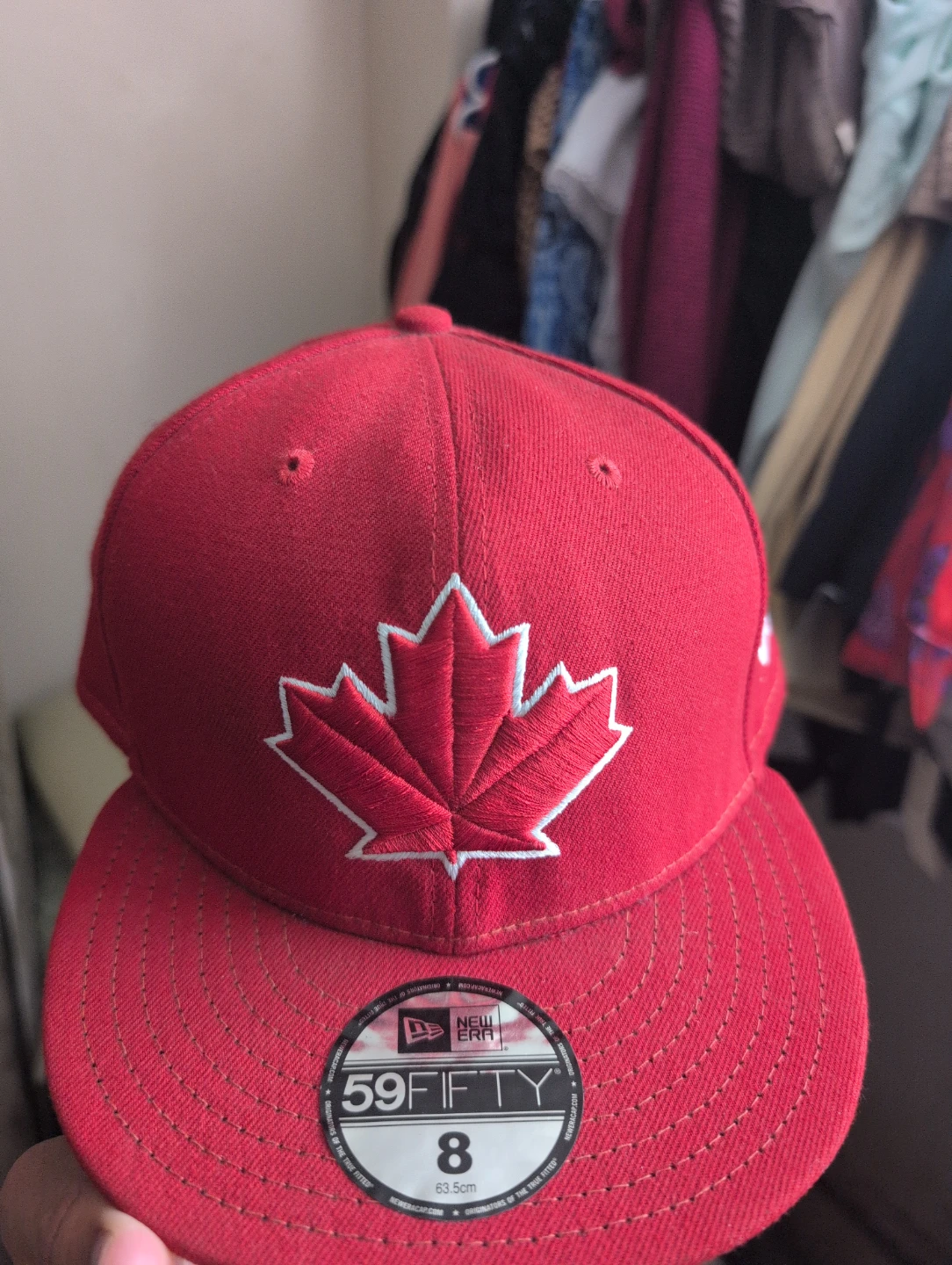 New Era 59FIFTY Canada Maple Leaf Hat Size 8 - photo 4