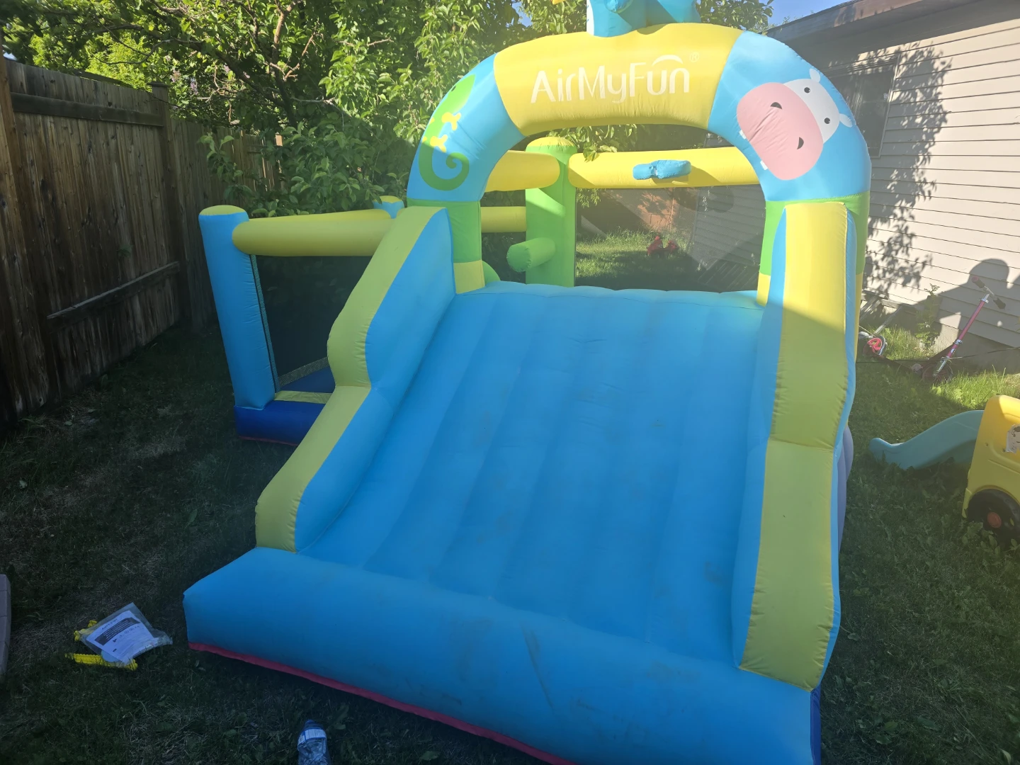 AirMyFun Inflatable Bounce House with Slide