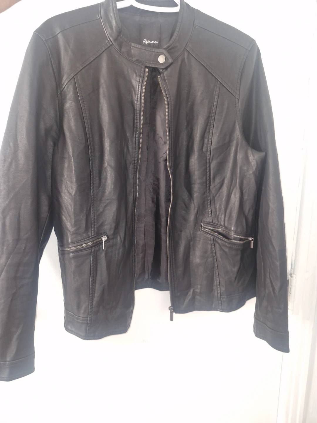 Reitmans Leather Jacket - Black - photo 2