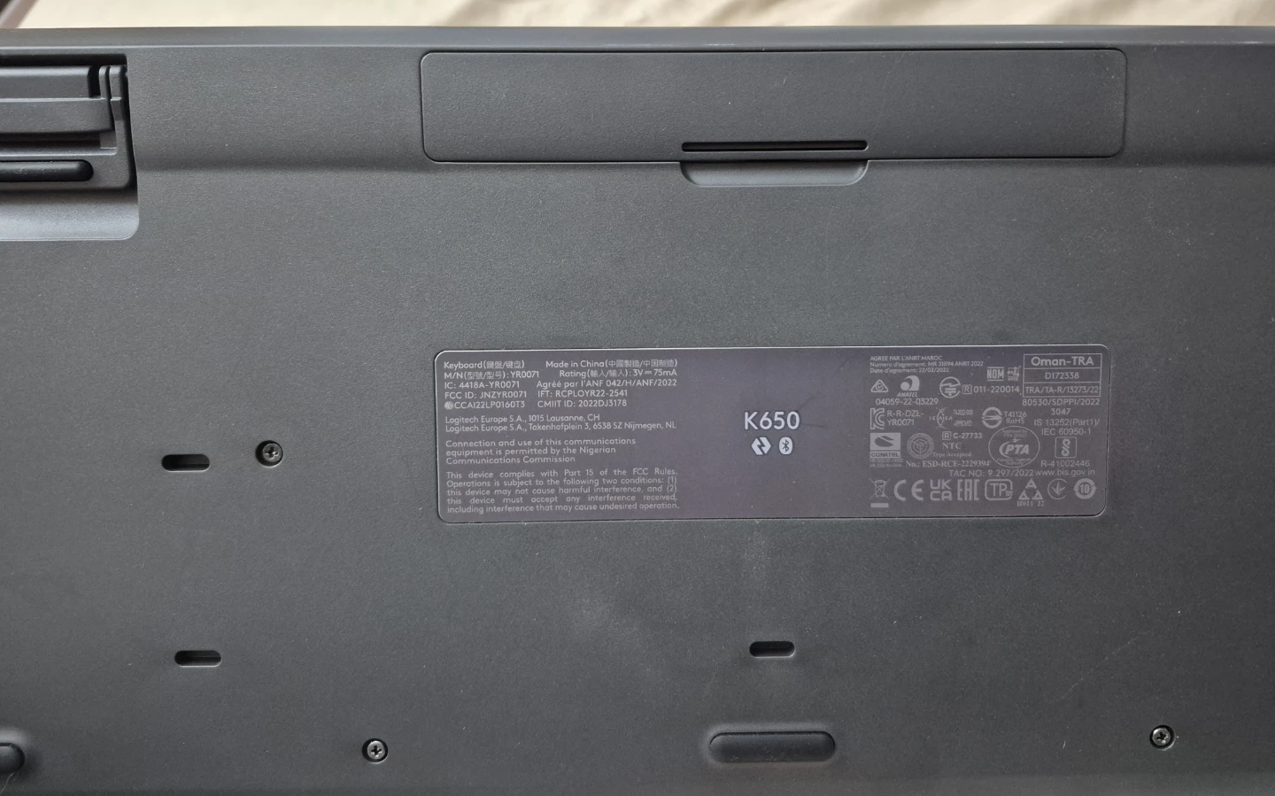 Logitech K650 Wireless Keyboard - photo 5