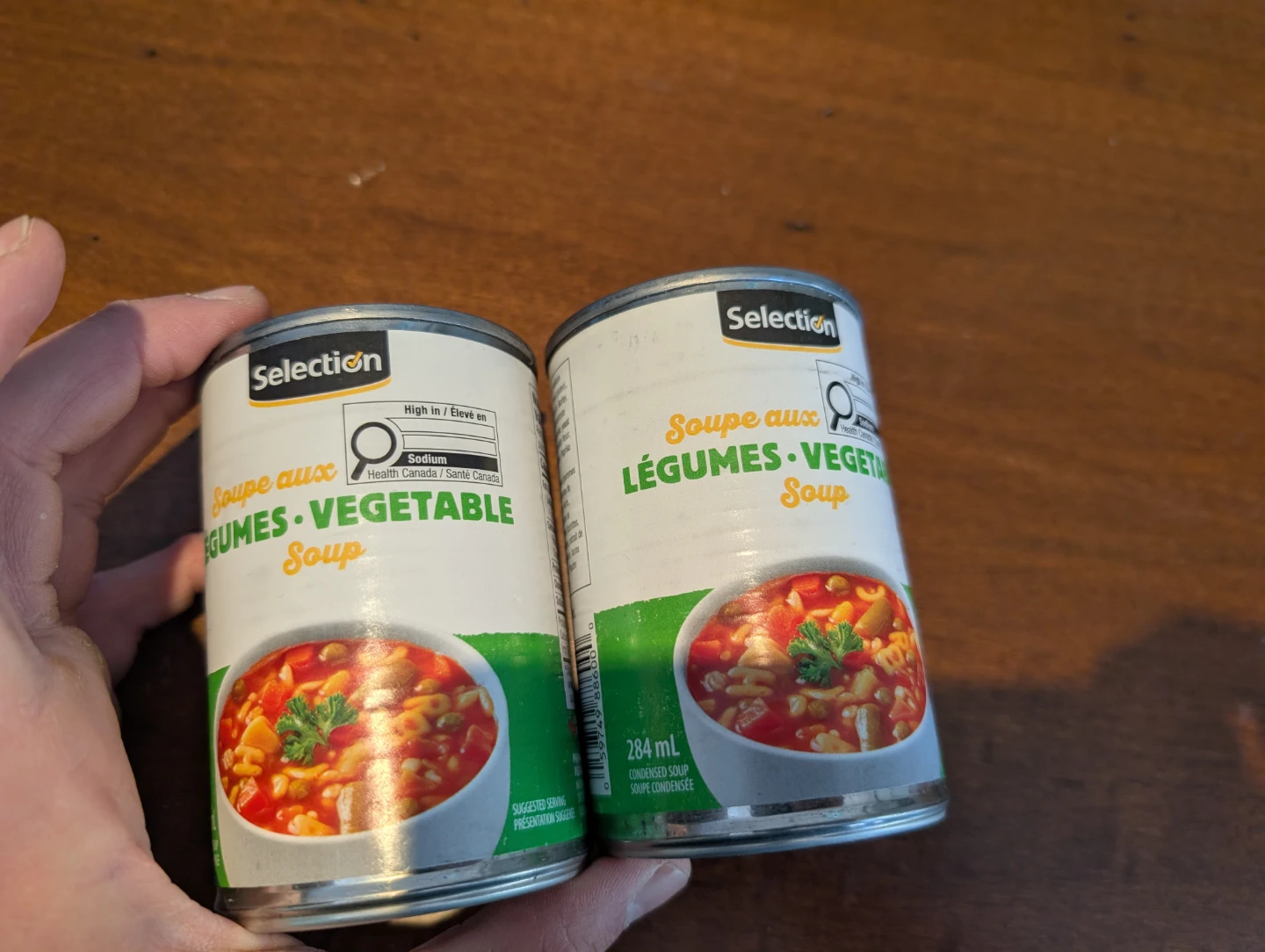 Selection Vegetable Soup (2 cans)