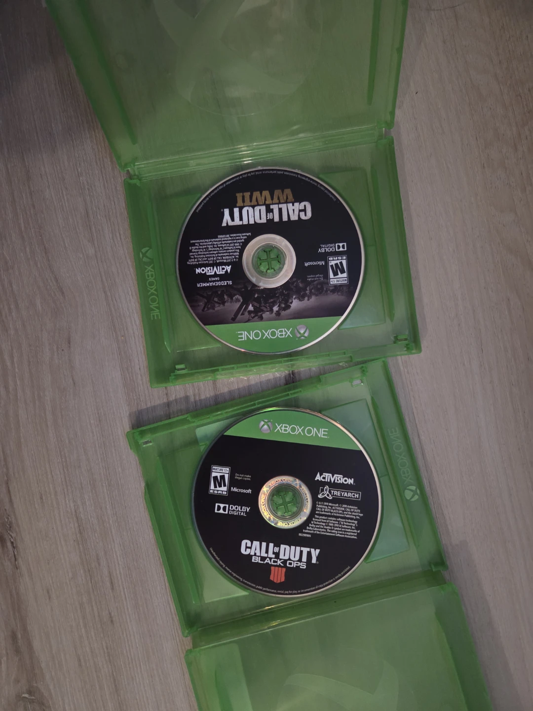 Call of Duty Black Ops & WWII Xbox One Games - photo 2