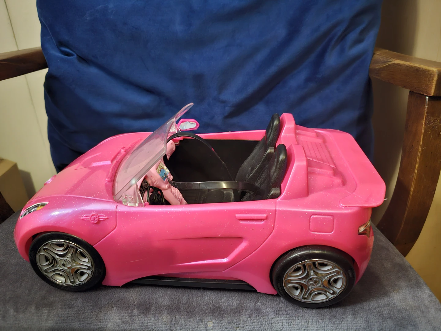 Barbie Pink Convertible Toy Car - photo 2