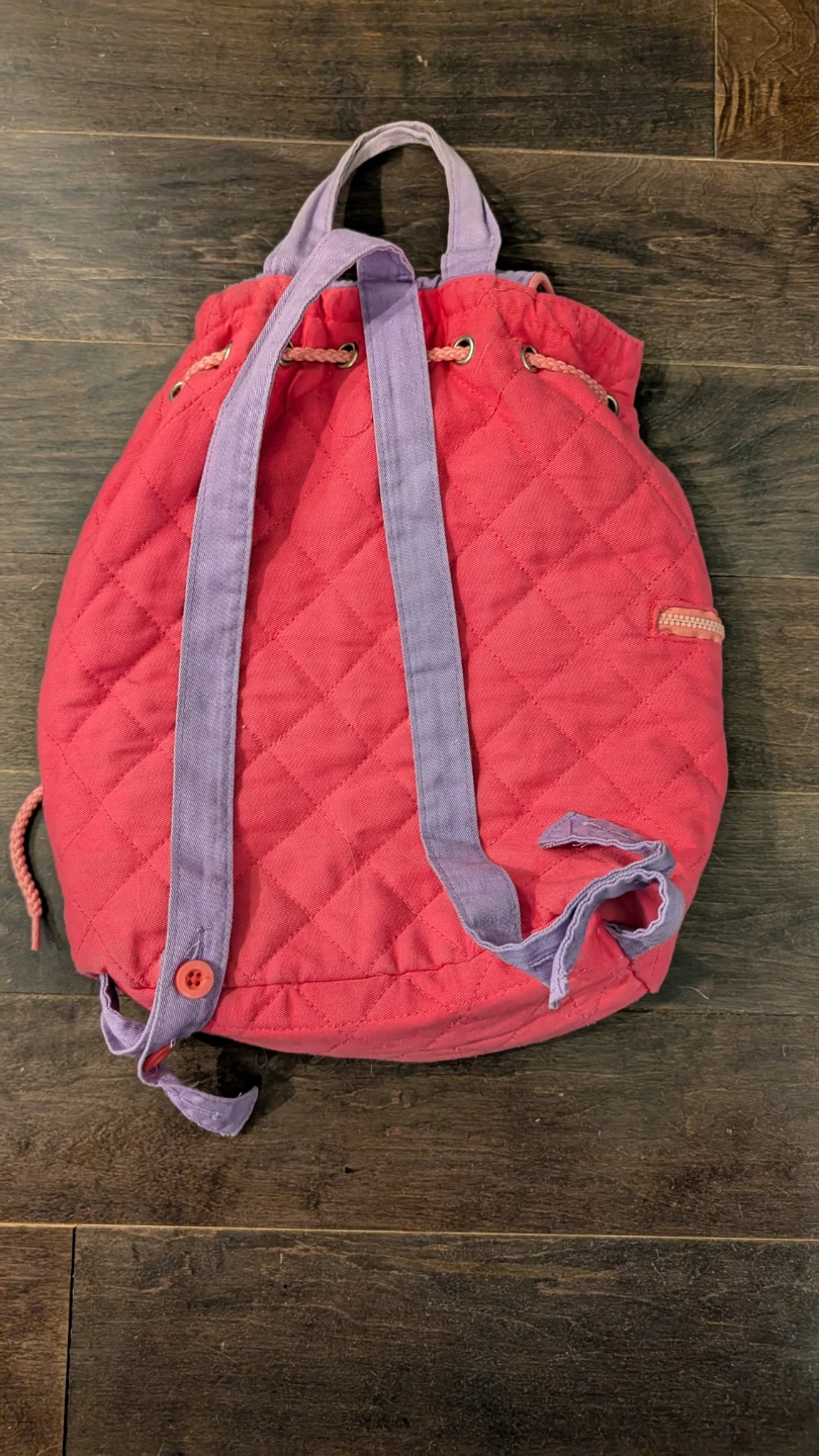 Kid's Quilted Backpack with Ballet Shoes - photo 2
