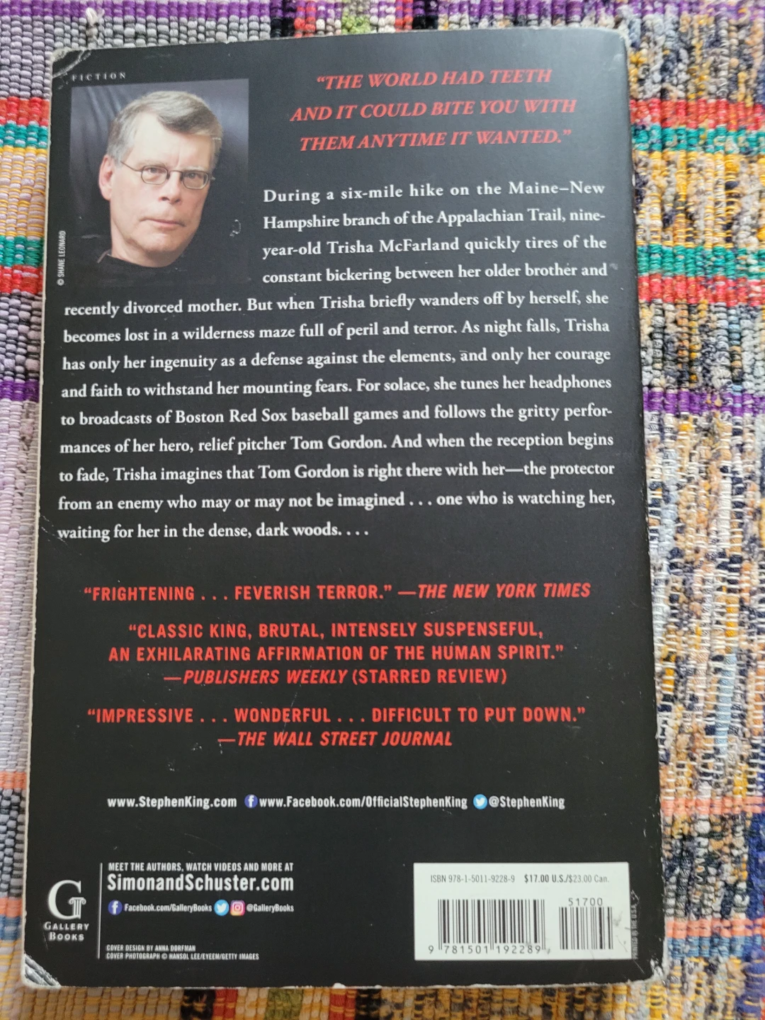 The Girl Who Loved Tom Gordon by Stephen King Novel - photo 2