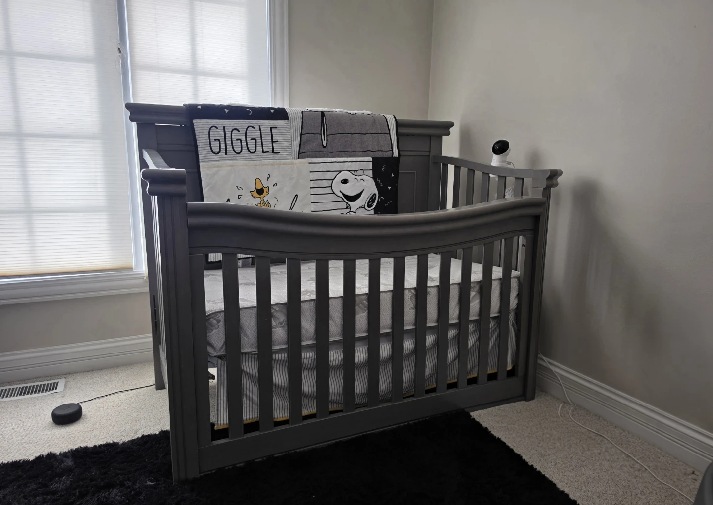 Sorelle Finley Lux 4-in-1 Convertible Crib - Weathered Gray