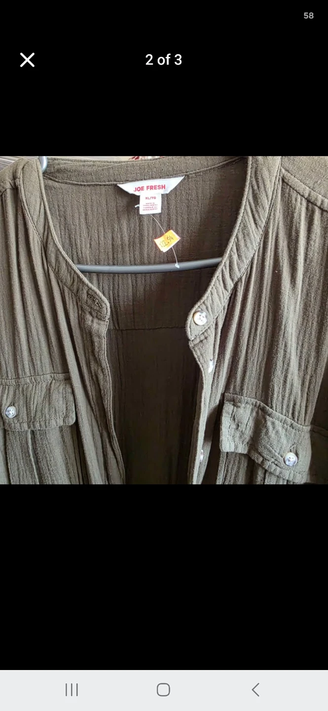 Joe Fresh Olive Green Jumpsuit
