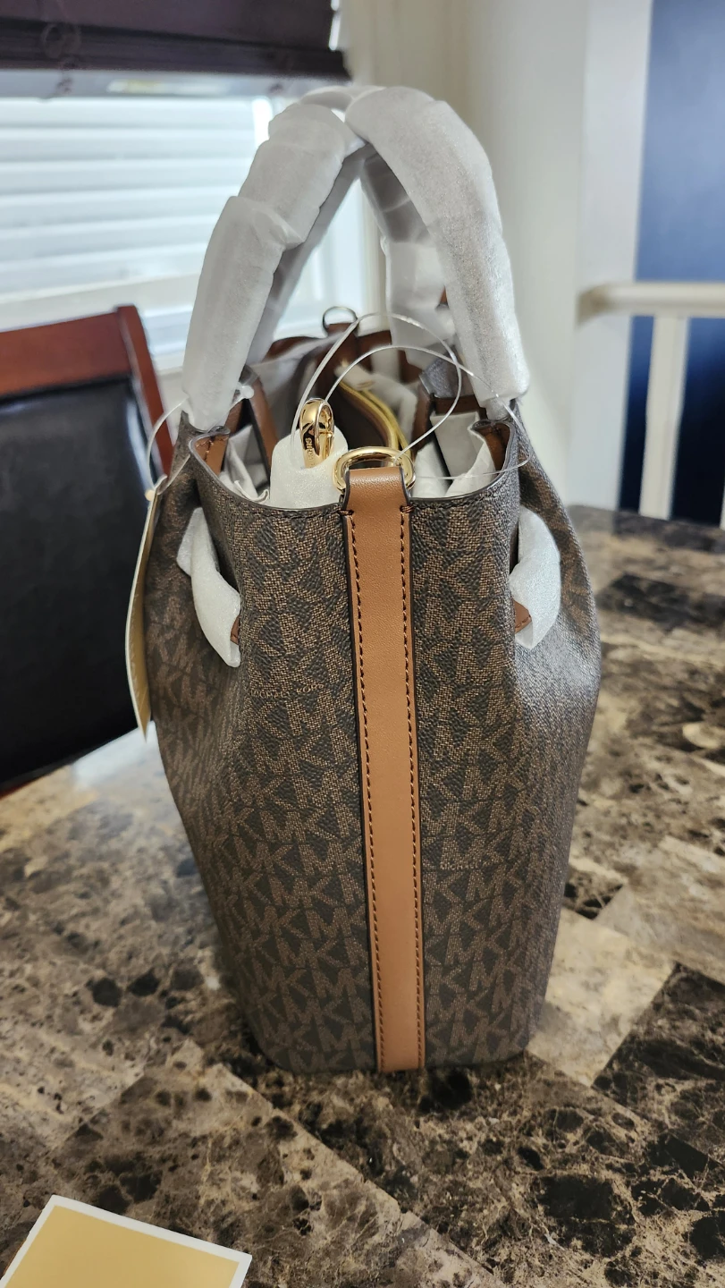 Michael Kors Carson MD CZ Satchel Brown - photo 5