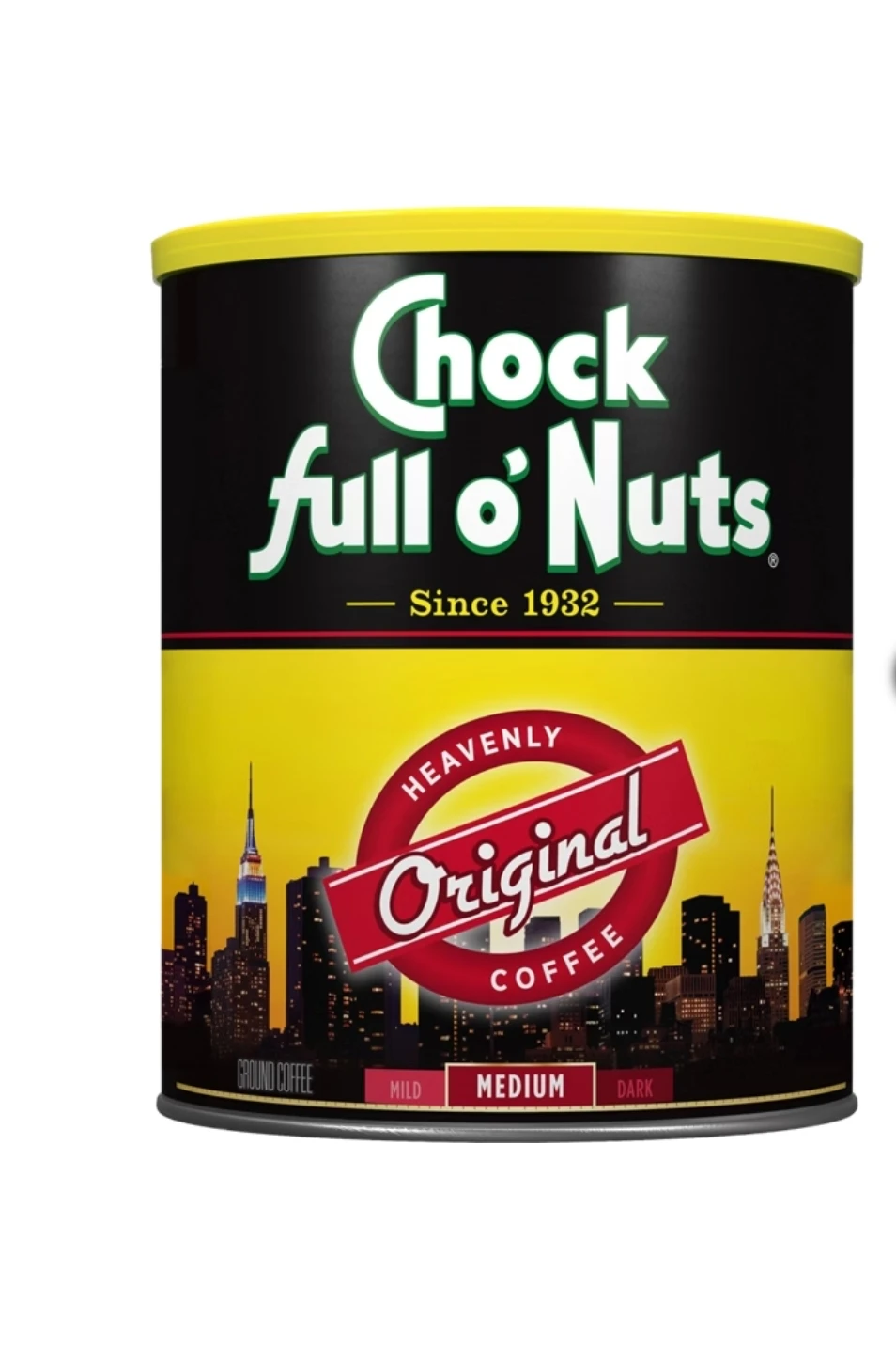 Chock full o'Nuts Heavenly Original Ground Coffee Can 48 oz