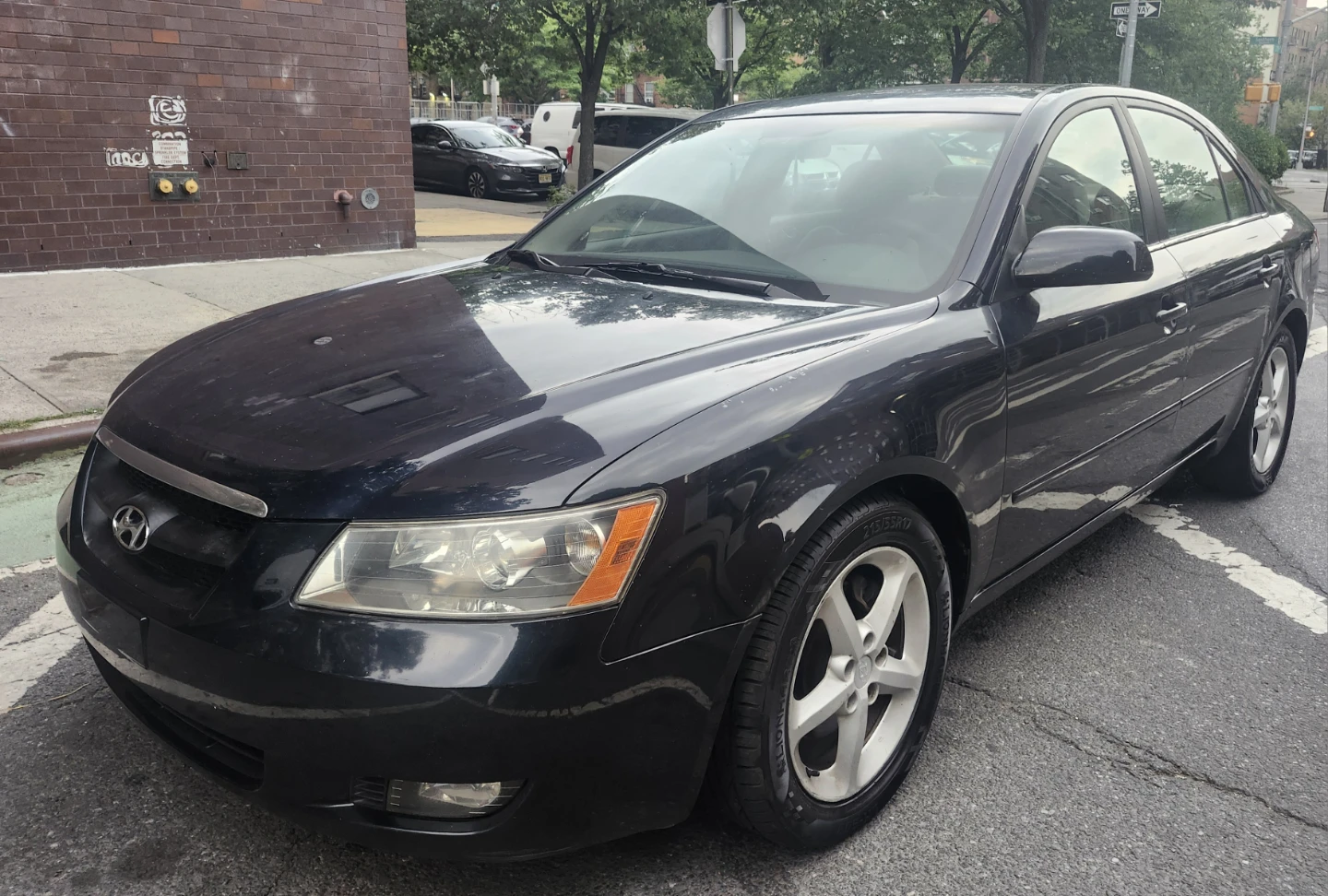 2007 Hyundai Sonata Sedan Dark Blue