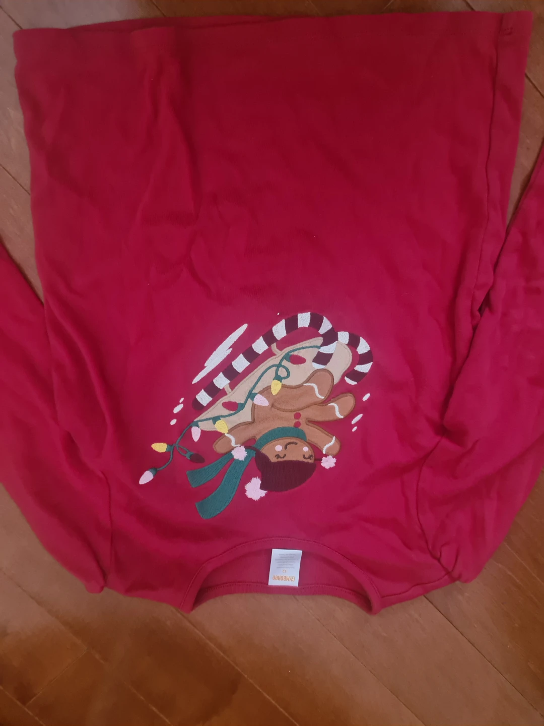 Gymboree Gingerbread Christmas Long Sleeve Shirt Size 12