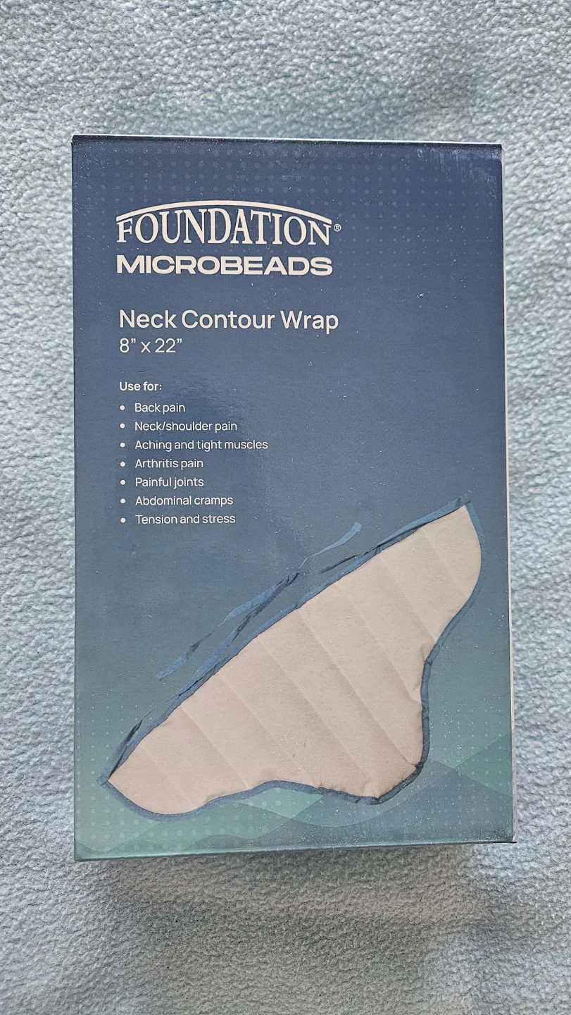 Foundation Microbeads Neck Contour Wrap 8" x 22"