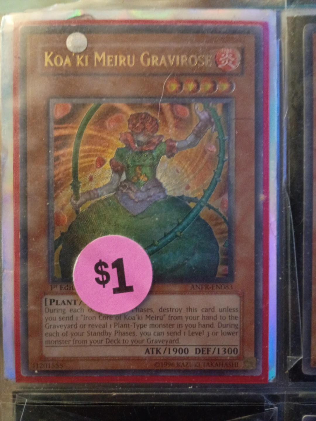 Yu-Gi-Oh! Koa'ki Meiru Gravirose Card⚽