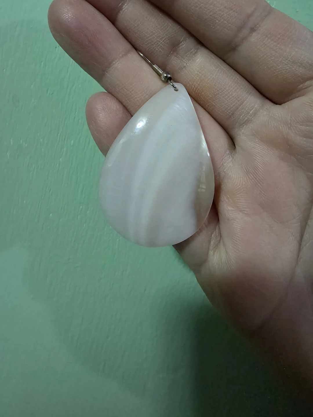 Teardrop Mother of Pearl Earrings ⚽️ - photo 2