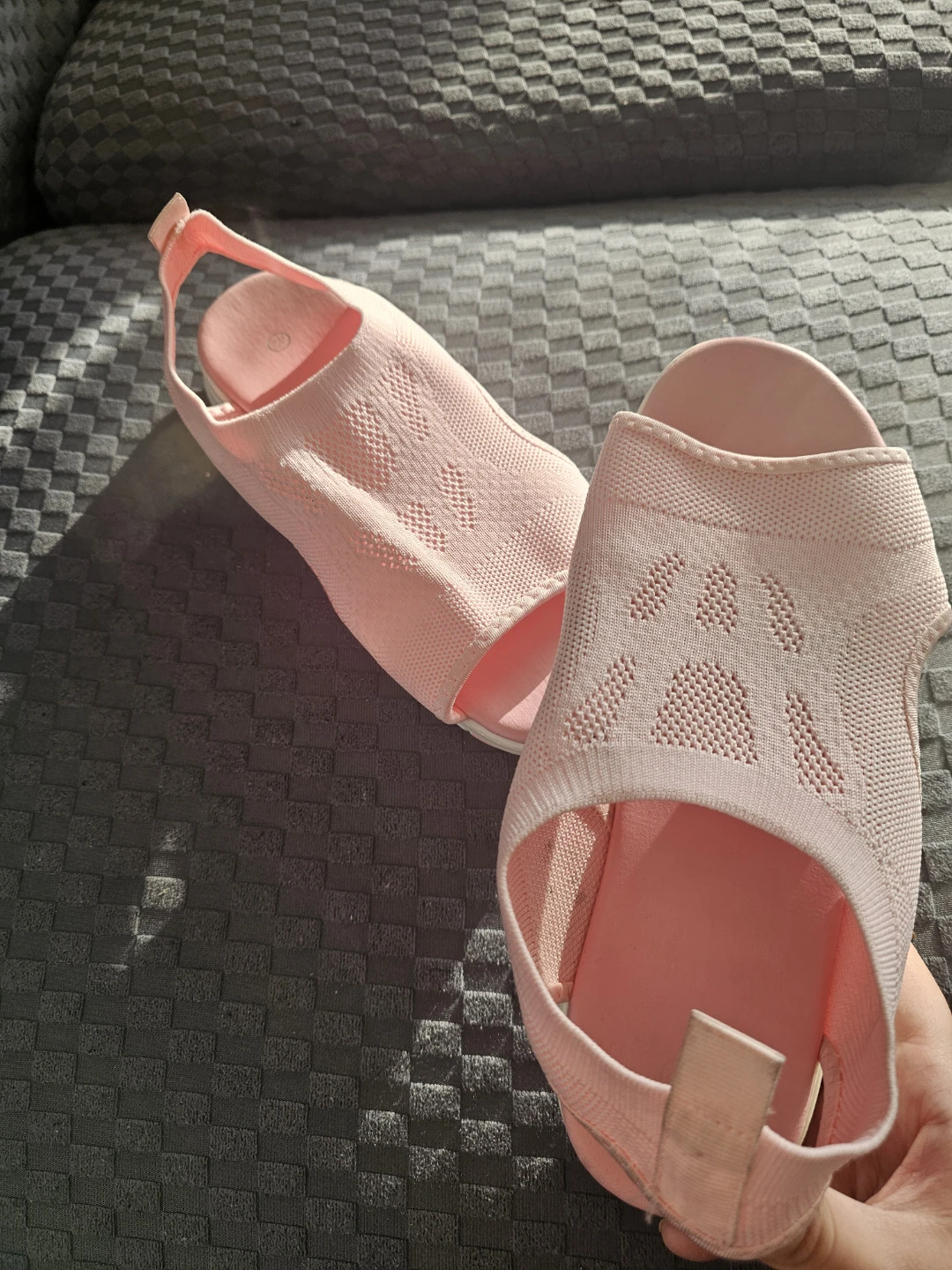 Pink Knit Sandals - photo 2