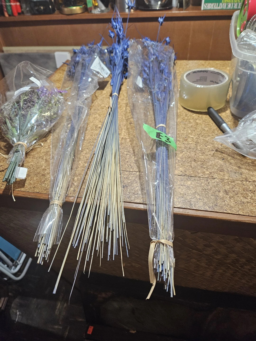 Ashland Blue Dried Flower Bunch - photo 2