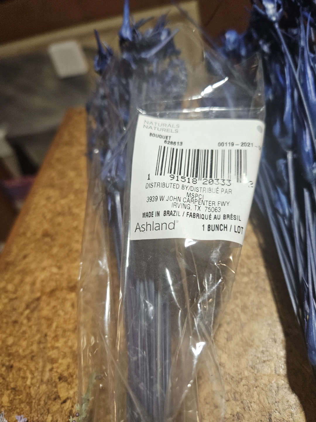 Ashland Blue Dried Flower Bunch - photo 3