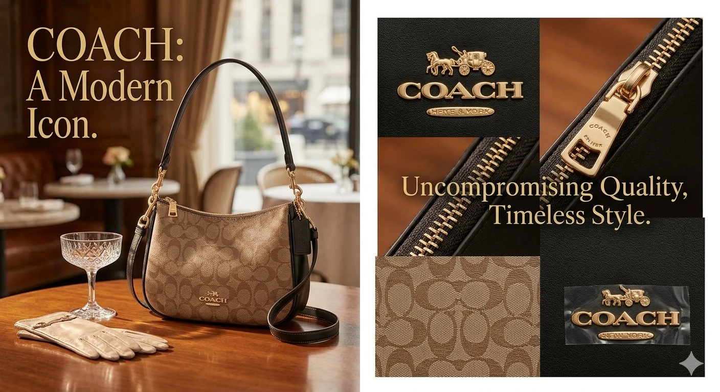 Coach Monogram Shoulder Bag