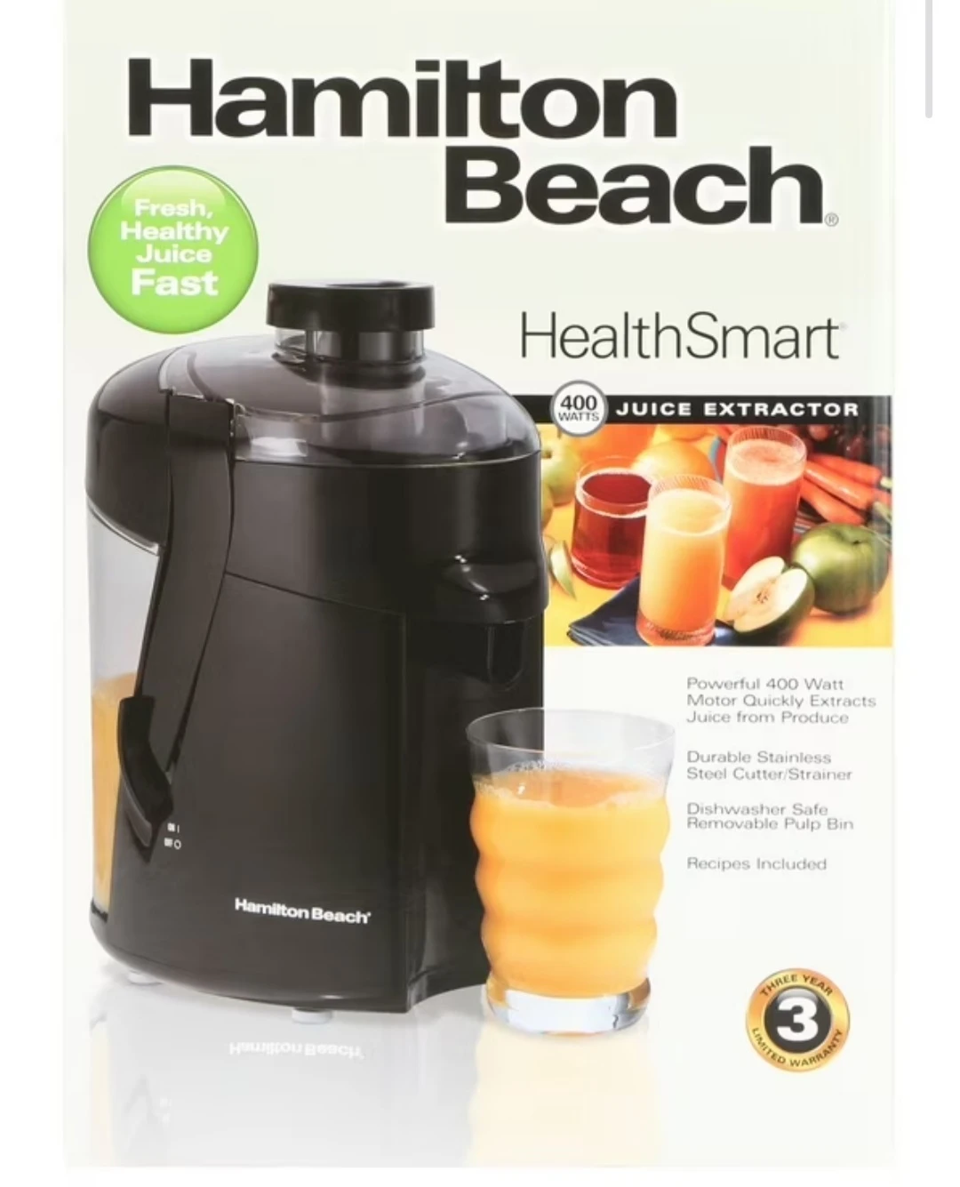 Hamilton Beach HealthSmart Juice Extractor - photo 3