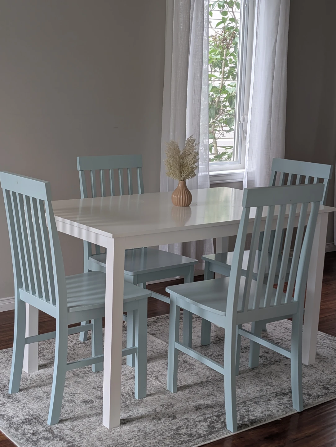 Dining Table and 4 Chairs Set - photo 2