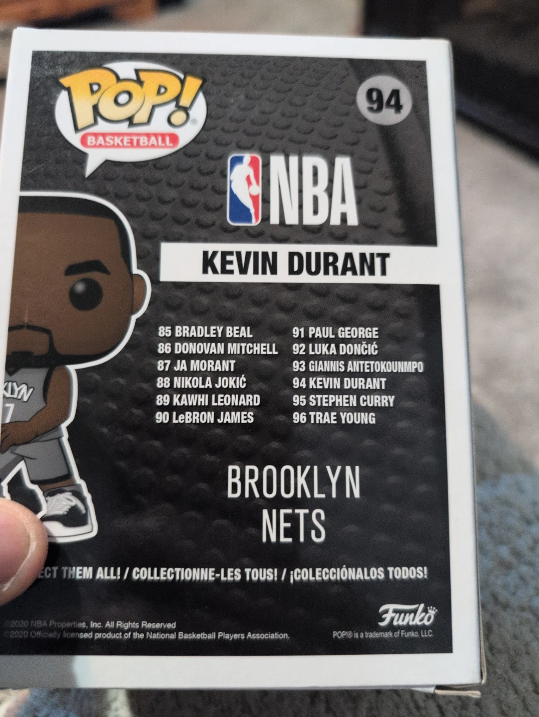 Funko Pop! NBA Kevin Durant Vinyl Figure #94 - photo 2