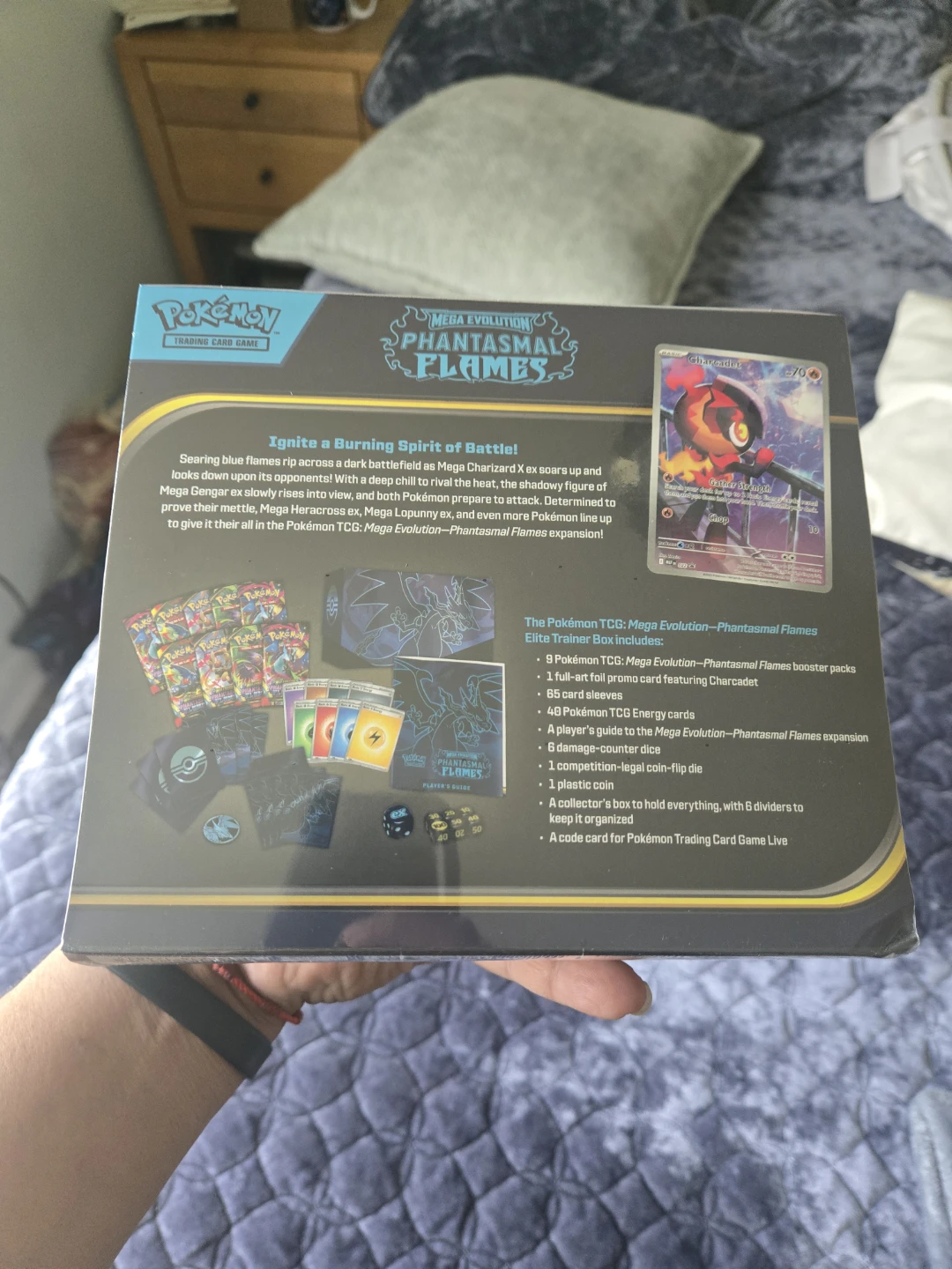 Pokemon TCG: Mega Evolution Phantasmal Flames Elite Trainer Box - photo 3