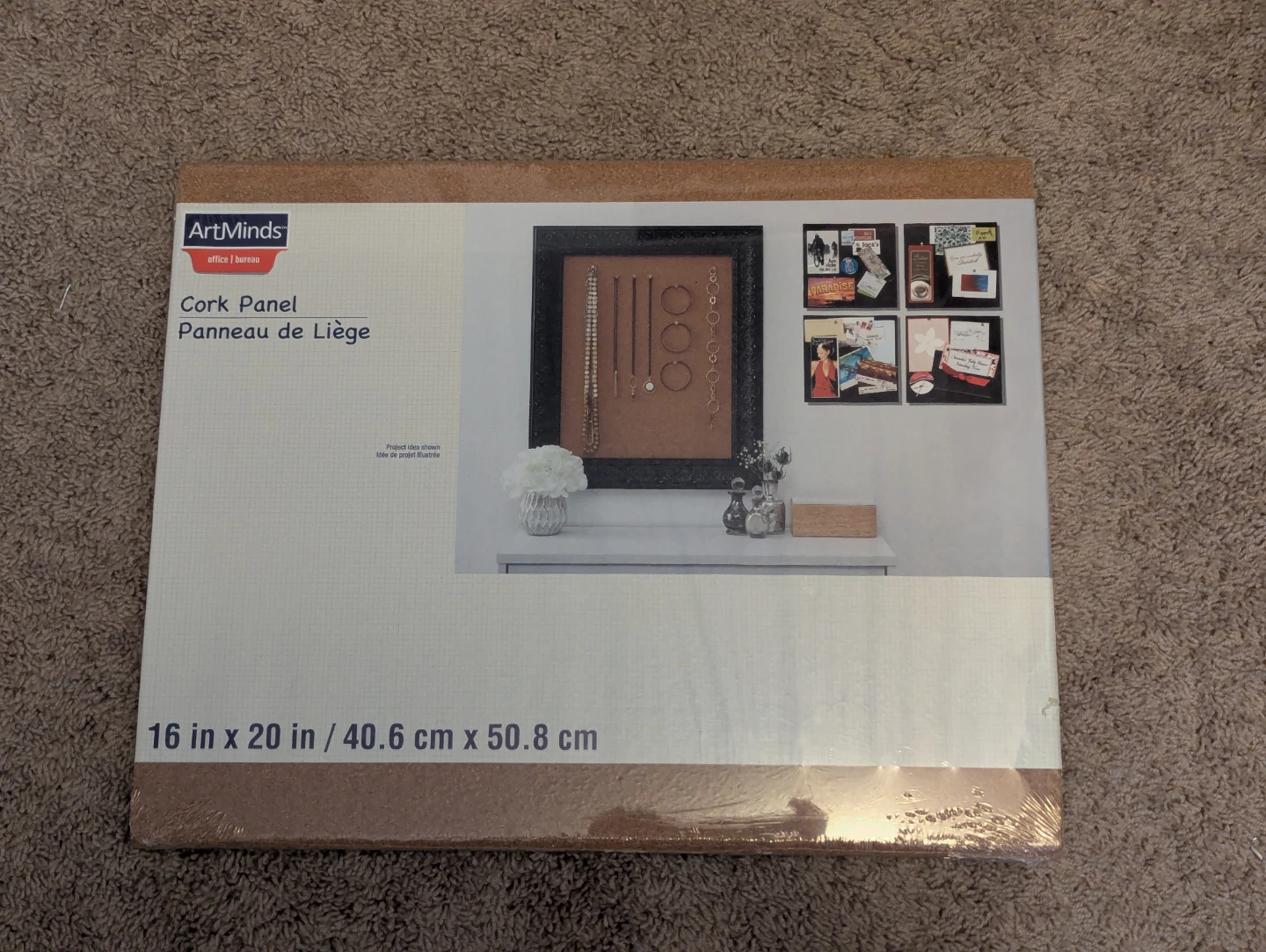 ArtMinds 16" by 20" Cork Panel BNWT